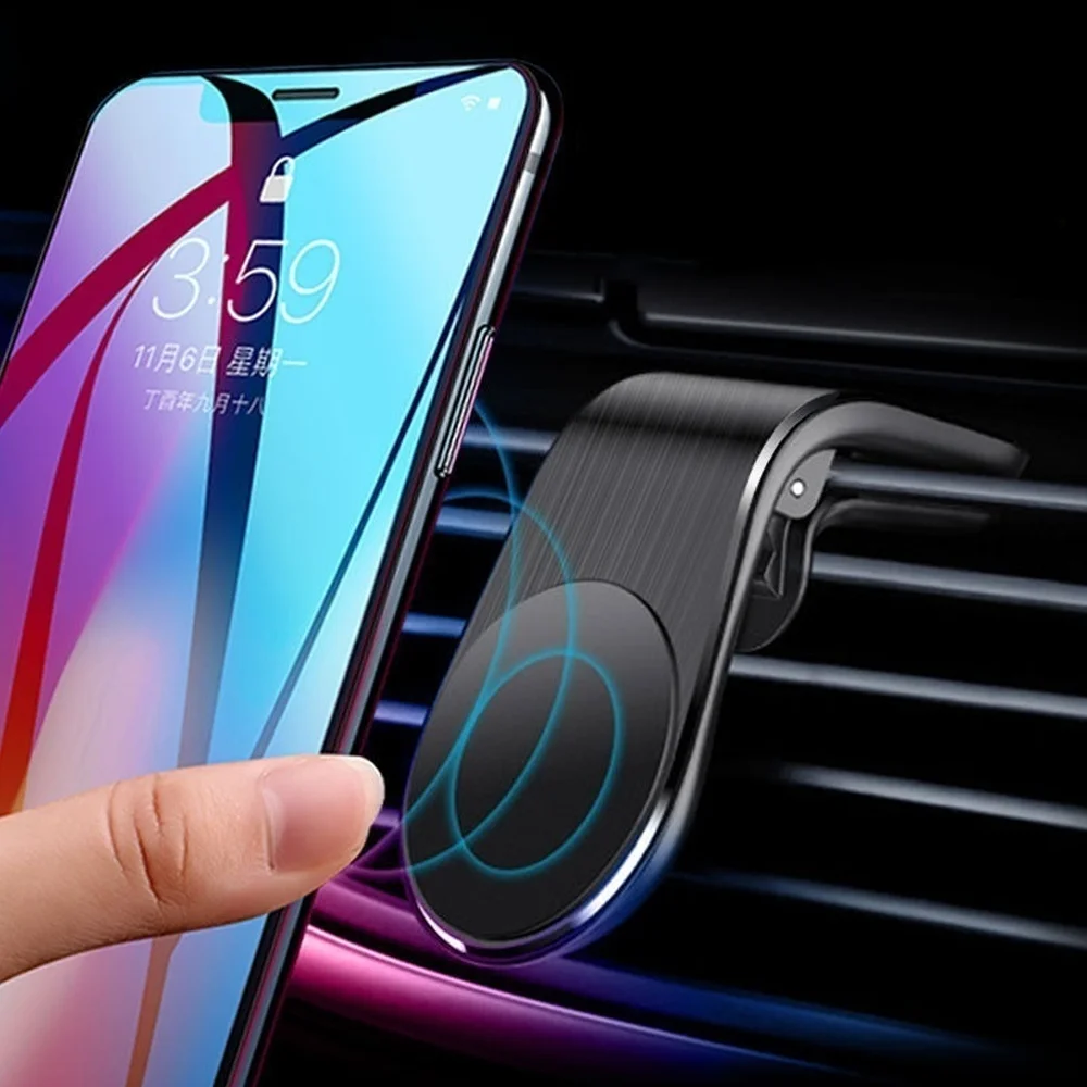 Magnetic Phone Holder For Car Vent - 1 szt. Magnetyczny uchwyt samochodowy na