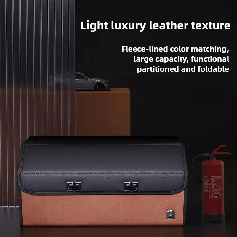 Car Trunk Organizer Foldable Storage Box - Elegancki, lekki organizer do bagażnika samochodu,