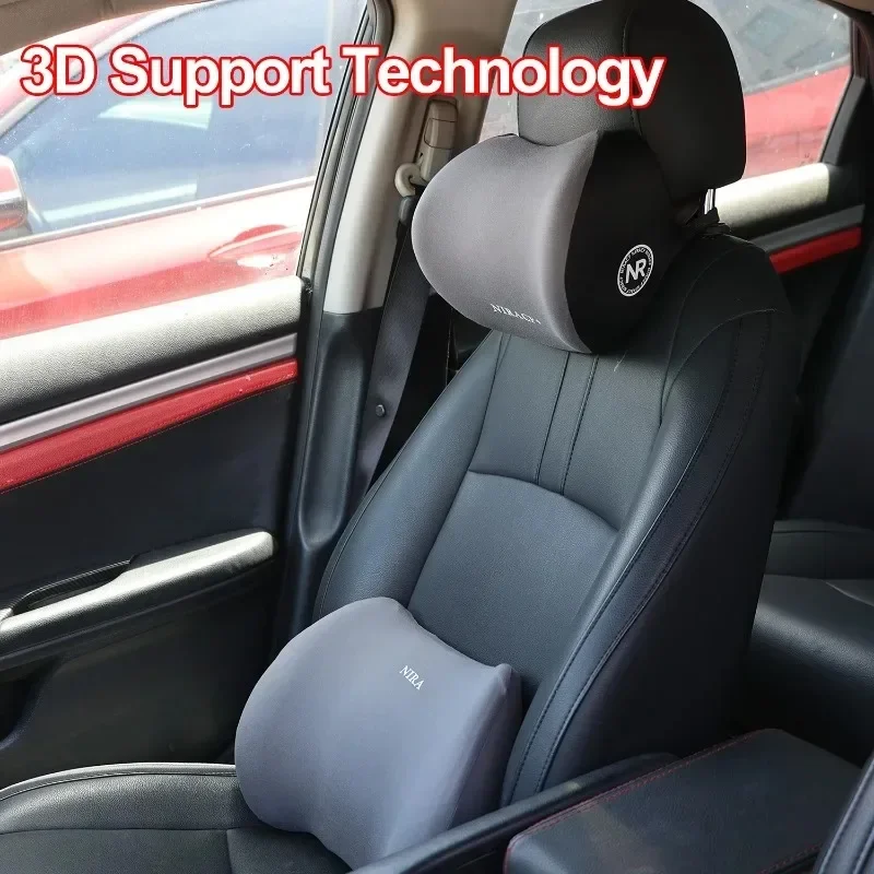 Memory Foam Car Neck Pillow Lumbar Support - Nowa poduszka samochodowa z pianki memory,