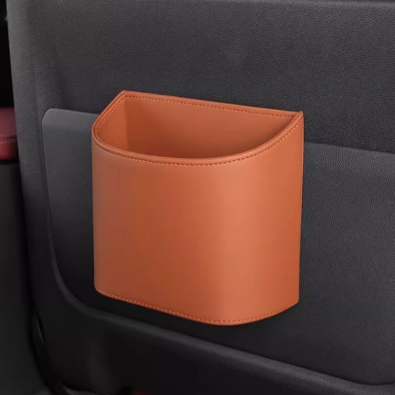 Wytrzymały, skórzany kosz na ś – Waterproof Car Trash Can With Lid recenzja i cena