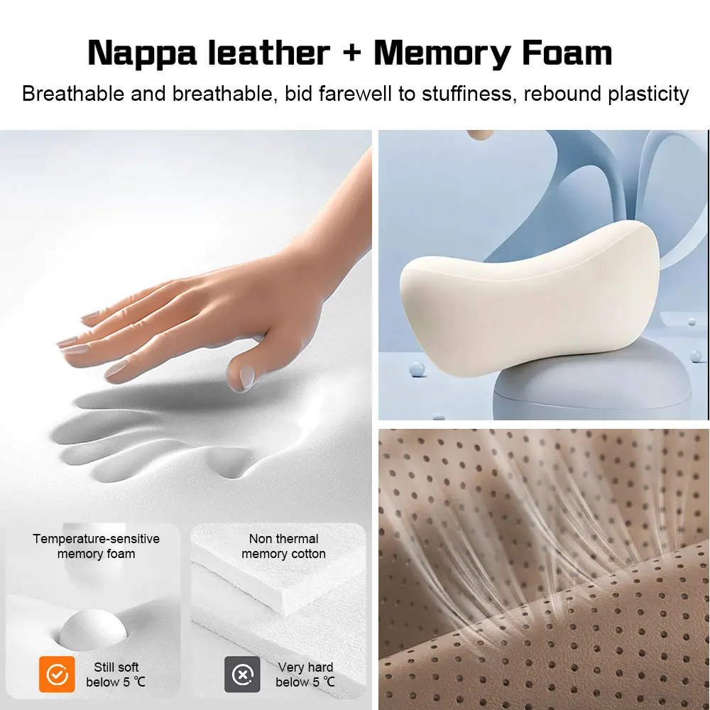 Poduszka na zagłówek samochodo – Memory Foam Car Neck Pillow Lumbar Support recenzja i cena