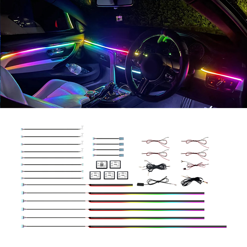 Oświetlenie ambientowe do samo – Led Ambient Interior Car Lights App Control recenzja i cena