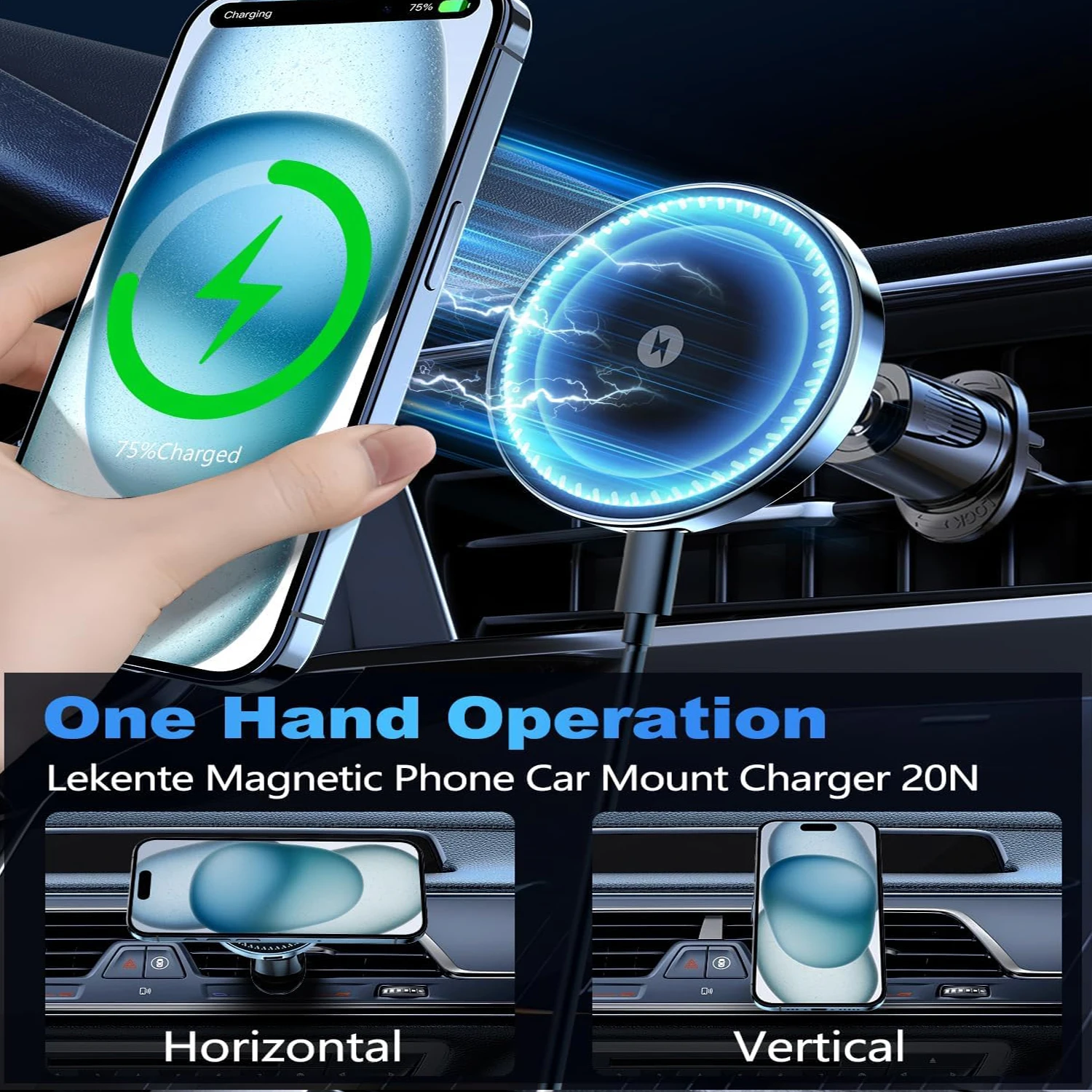 Ładowarka samochodowa magnetyc – Magnetic Phone Holder For Car Vent recenzja i cena