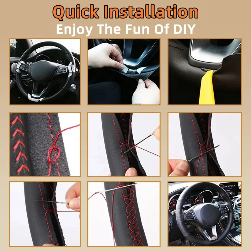 Pokrowiec na kierownicę samoch – Car Steering Wheel Cover Anti Slip Breathable recenzja i cena