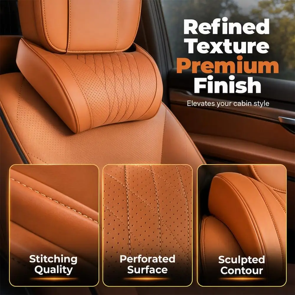 Ozdobne poduszki do wnętrza sa – Memory Foam Car Neck Pillow Lumbar Support recenzja i cena