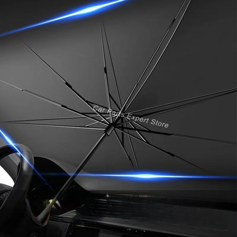 Parasolka przeciwsłoneczna na  – Car Sunshade Windshield Umbrella Foldable recenzja i cena