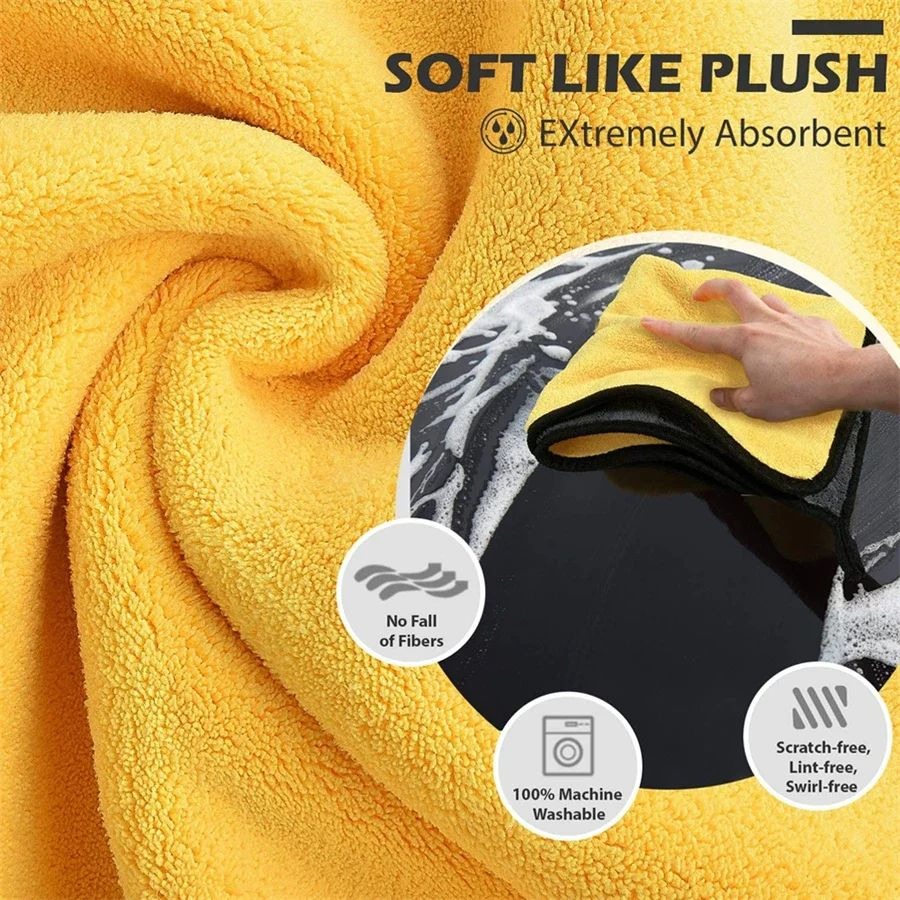 1/5/10 szt. Ściereczka z mikro – Microfiber Car Drying Towel Super Absorbent recenzja i cena